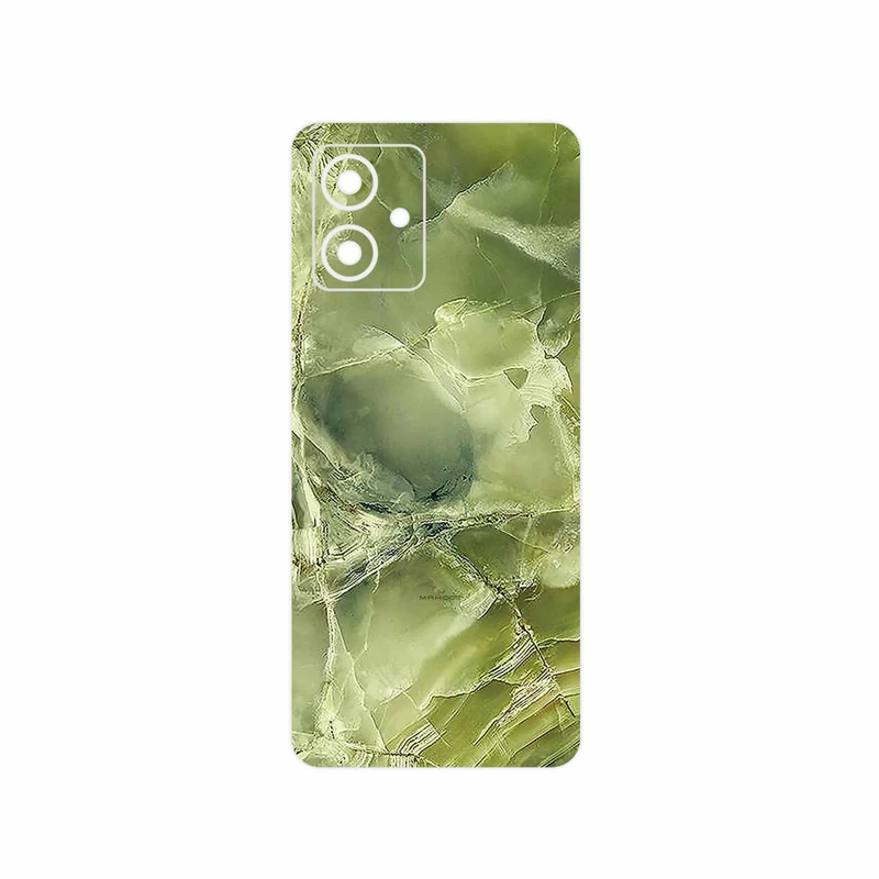 برچسب پوششی ماهوت مدل Green_Crystal_Marble مناسب برای گوشی موبایل موتورولا Moto G54
