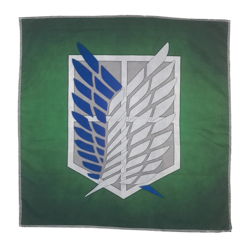 دستمال سر و گردن مدل باندانا طرح انیمه حمله به تایتان هنگ اکتشاف