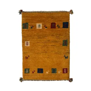 گبه فرش دستباف نیم متری مدل بافت قشقای شیراز کد NKP-sgp25