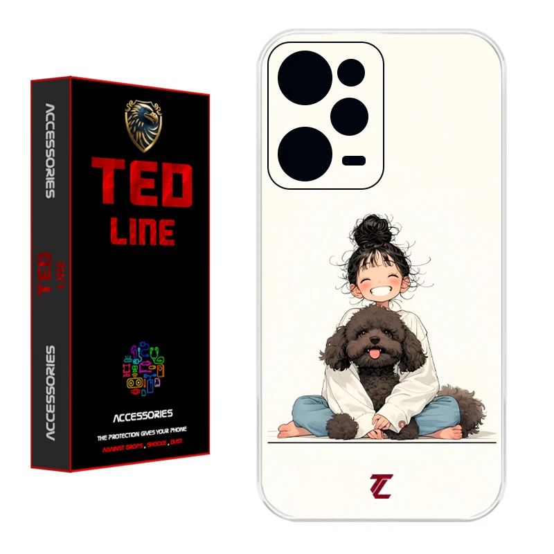 کاور تدلاین طرح سگ کد 1199 مناسب برای گوشی موبایل شیائومی Redmi Note 12 Pro 5G / Poco X5 Pro