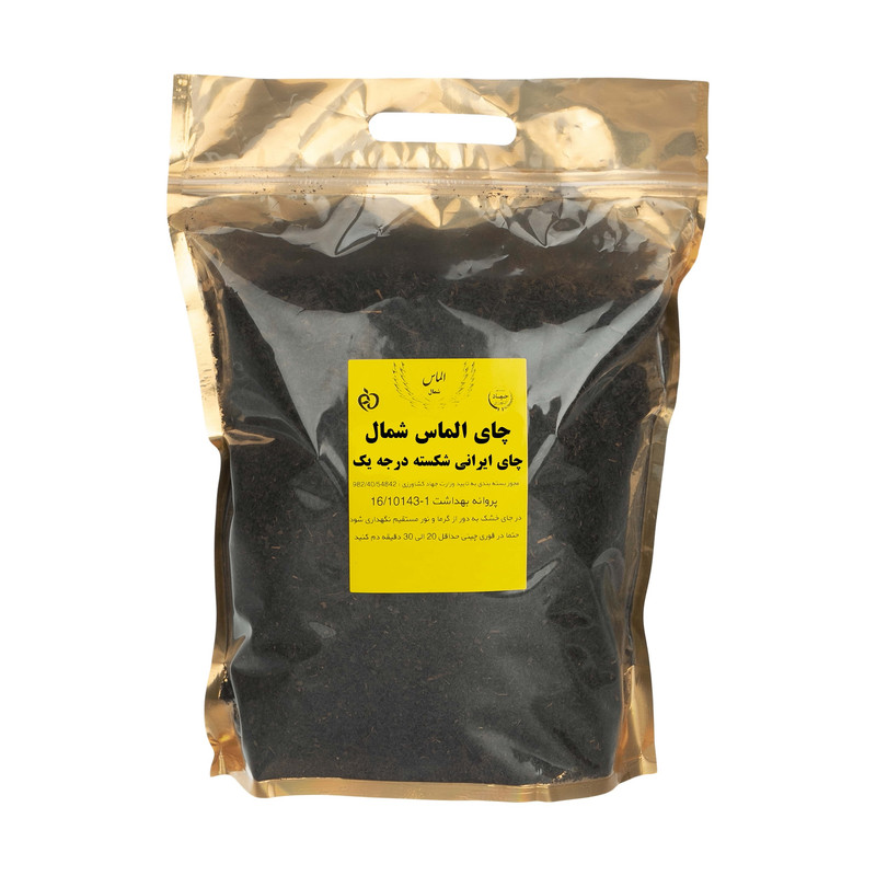 چای ایرانی سیاه شکسته الماس شمال - 1800 گرم