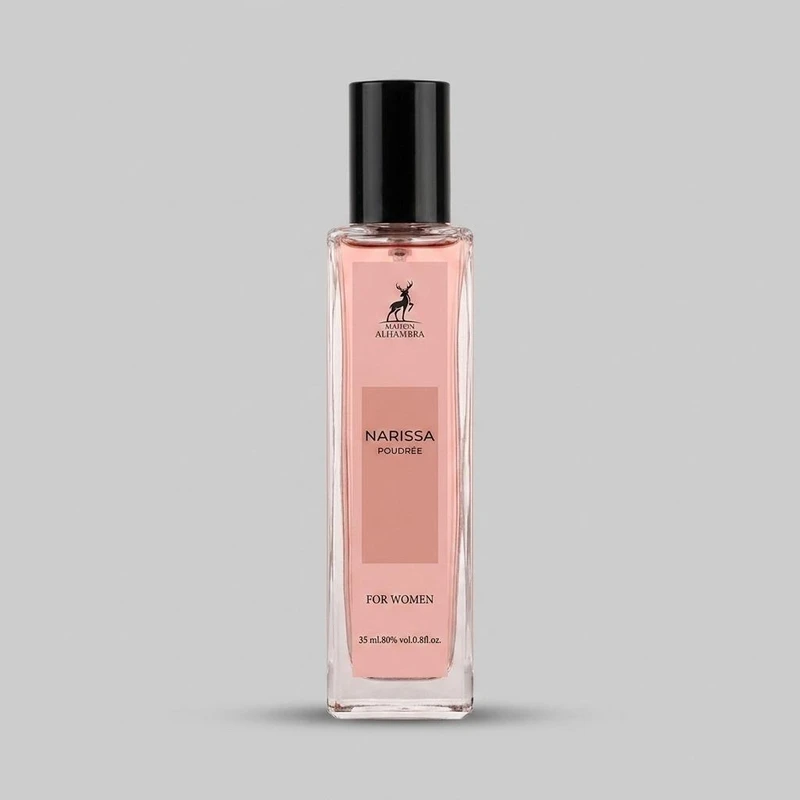 عطر جیبی زنانه الحمبرا مدل NARISSA با رایحه شیرین حجم ۳۵ میلی لیتر
