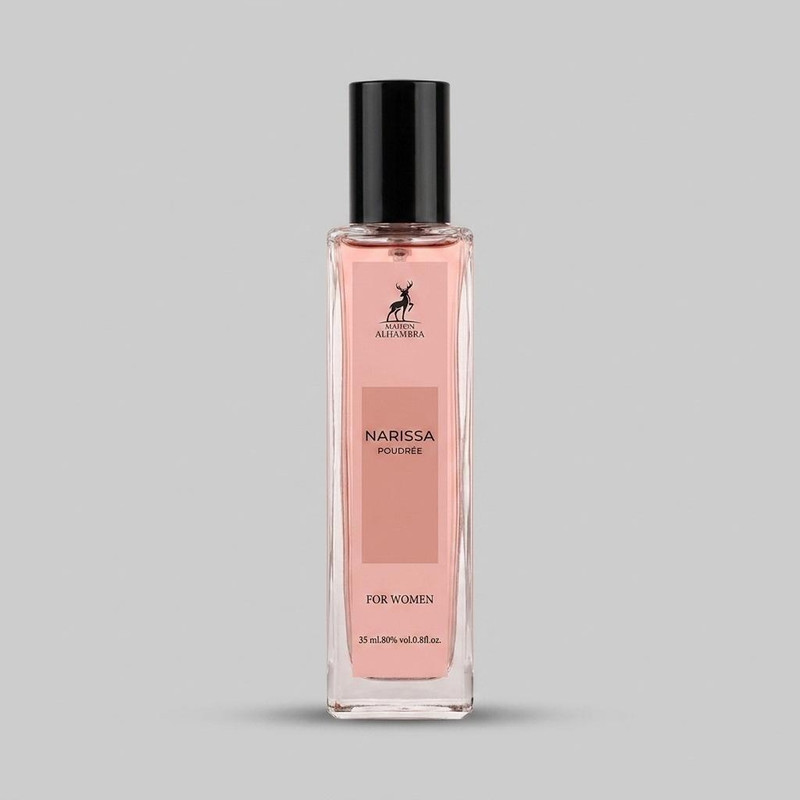 عطر جیبی زنانه الحمبرا مدل NARISSA با رایحه شیرین حجم ۳۵ میلی لیتر