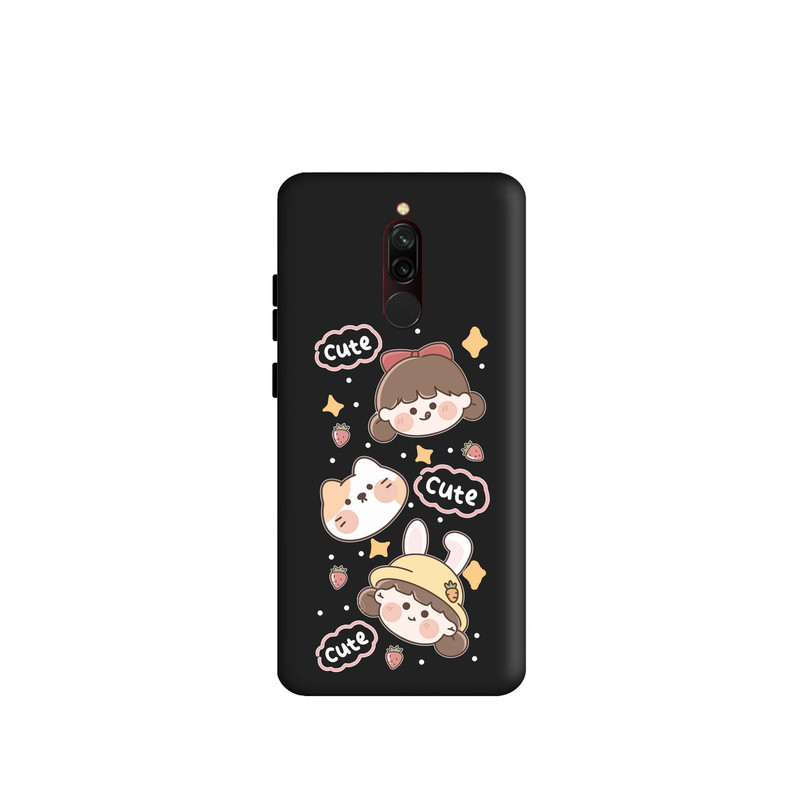 کاور طرح دخترونه ناز کد m2673 مناسب برای گوشی موبایل شیائومی Redmi 8