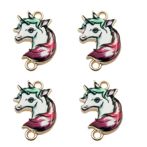 آویز دستبند مدل اسب تک شاخ مهربان کد 102 بسته 4 عددی