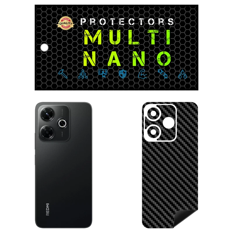 برچسب پوششی مولتی نانو طرح کربن مدل X-F1C مناسب برای گوشی موبایل شیائومی Redmi 13x