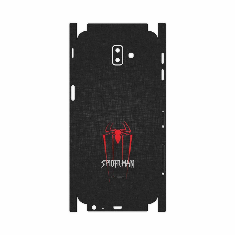 برچسب پوششی ماهوت مدل Spider-Man-FullSkin مناسب برای گوشی موبایل سامسونگ Galaxy J6 Plus