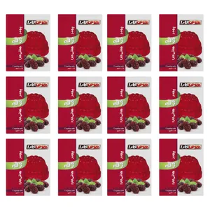 پودر ژله شاه توت هاتی کارا - 100 گرم بسته 12 عددی