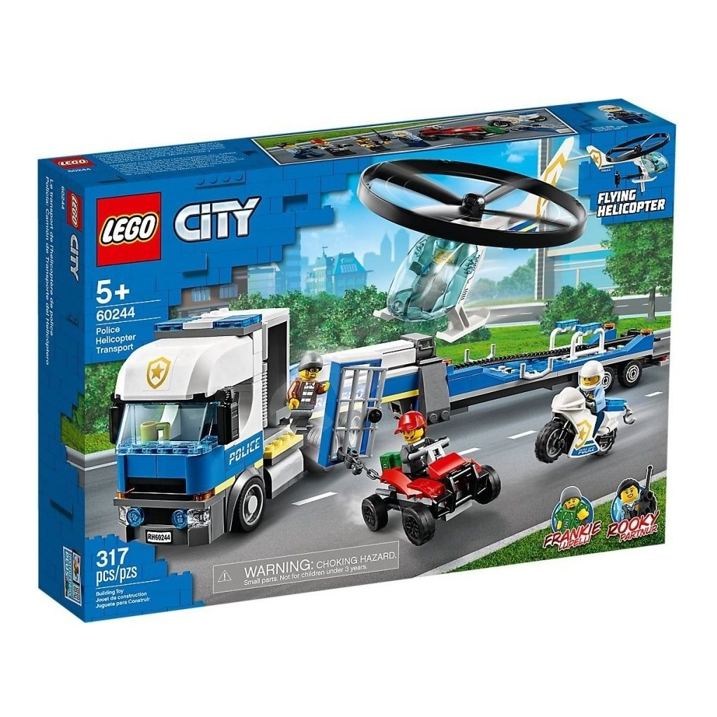 لگو سری City مدل 60244 Police Helicopter Transport
