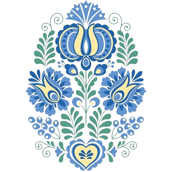 استیکر پارچه و لباس پاد آفرین طرح نقش سنتی کد 3266