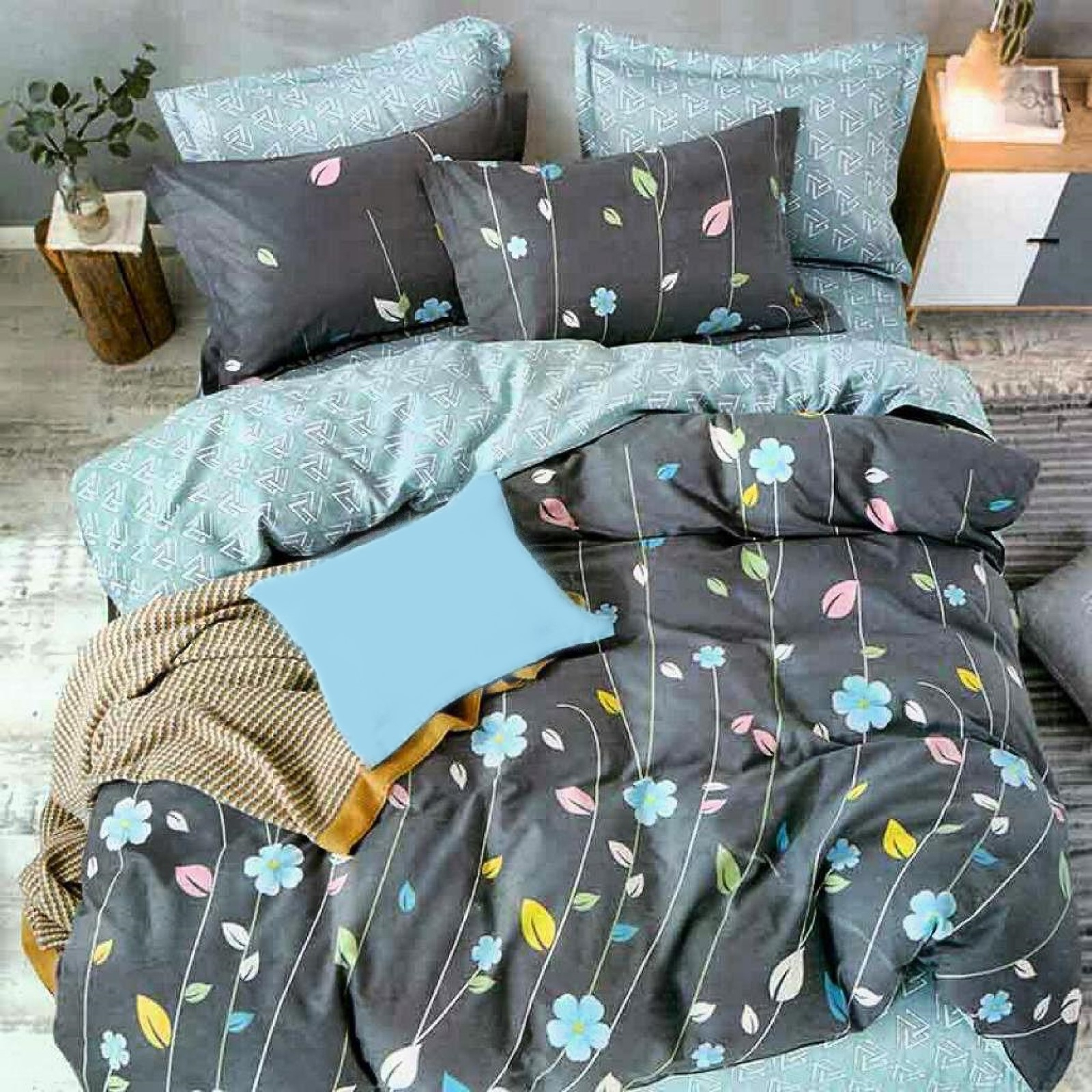 سرویس خواب کوکو جم مدل شب بو کد 180 دونفره 6 تکه