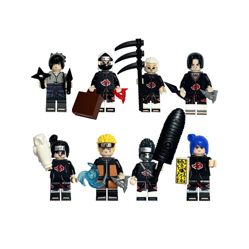 ساختنی برانت طرح شخصیت های آکاتسوکی بسته هشت عددی