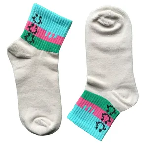 جوراب ساق کوتاه دخترانه دکتر جوراب مدل پنبه کشی کد 729-1 