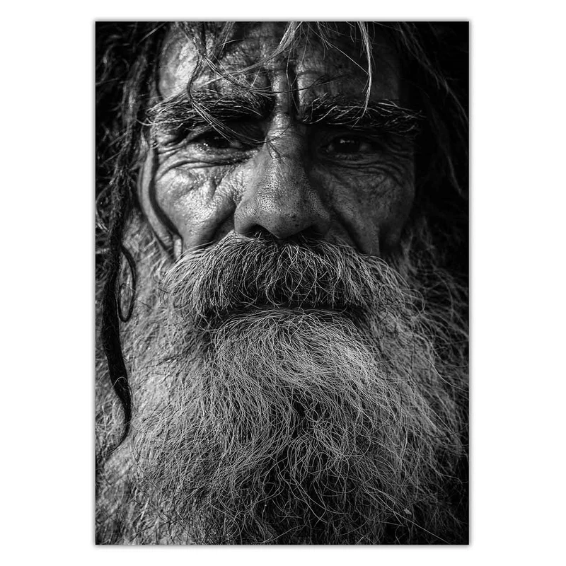 تابلو شاسی ونسونی طرح Tired سایز 50x70 سانتی متر