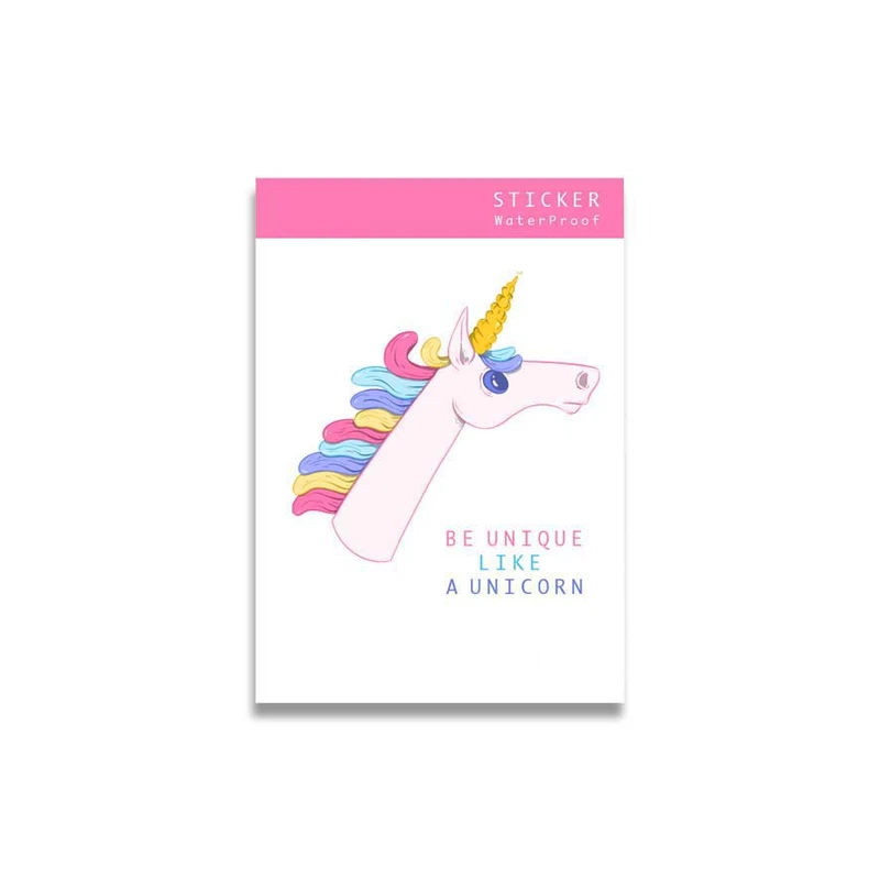 برچسب مدل یونیکورن