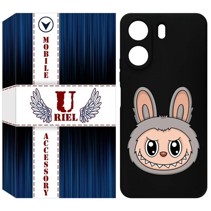 کاور یوریل مدل KSH کد 114 طرح عروسک لبوبو مناسب برای گوشی موبایل شیائومی Redmi 13C 4G / Poco C65