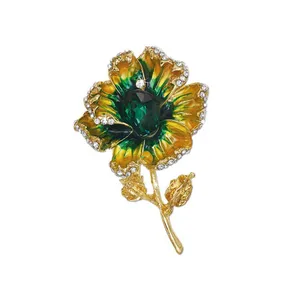 گل سینه زنانه شهر جواهر مدل SJ-BR020-G