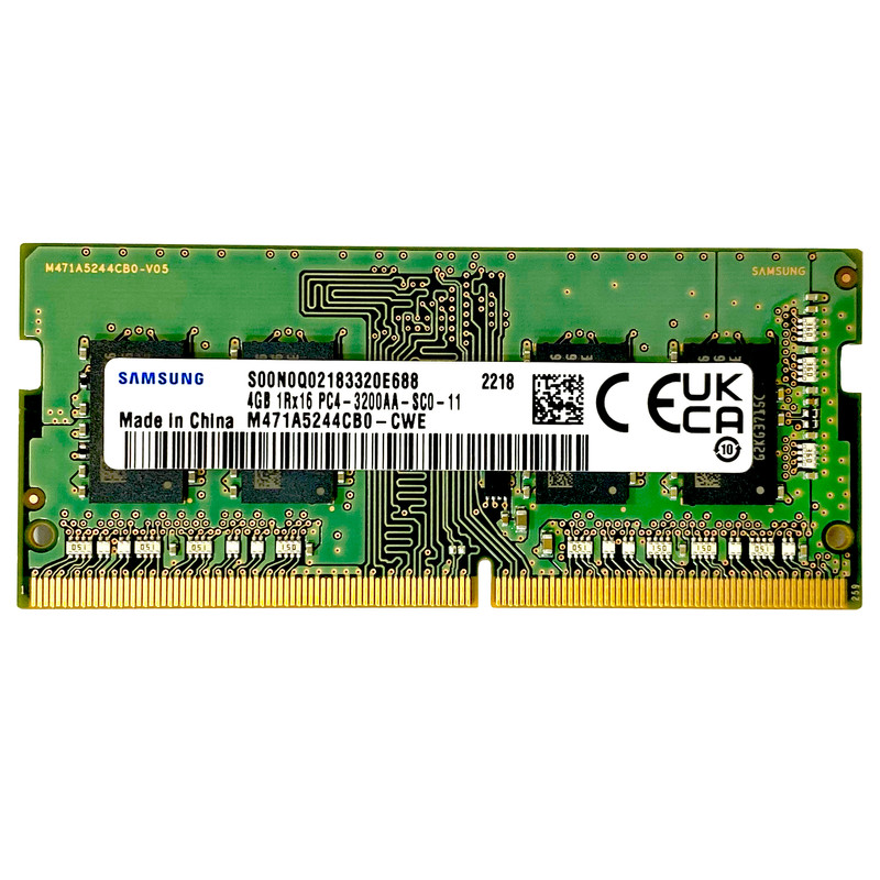رم لپ تاپ DDR4 تک کاناله 3200 مگاهرتز CL22 سامسونگ مدل M471A5244CB0 ظرفیت 4 گیگابایت