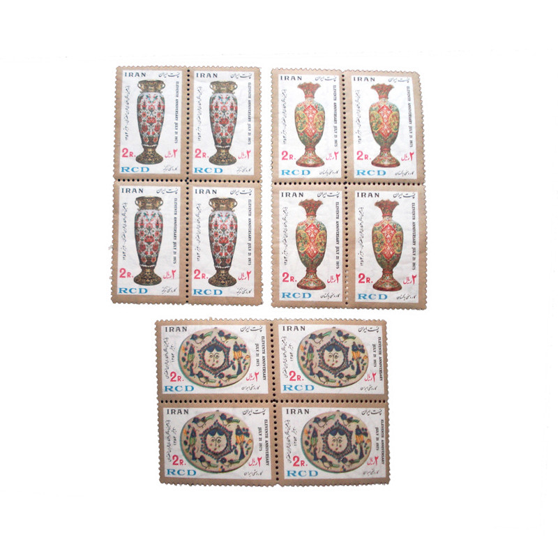 تمبر یادگاری مدل عمران منطقه ای 54 کد IR2304 مجموعه 12 عددی