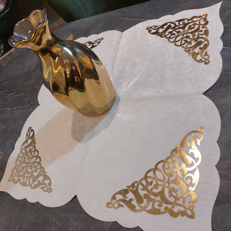 رومیزی طرح داماس کد 60cm