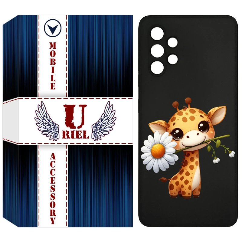 کاور یوریل مدل KSH کد 38 طرح زرافه مناسب برای گوشی موبایل سامسونگ Galaxy A32 4G