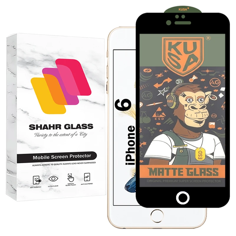 محافظ صفحه نمایش شهر گلس مدل GRKUSA مناسب برای گوشی موبایل اپل iPhone 6