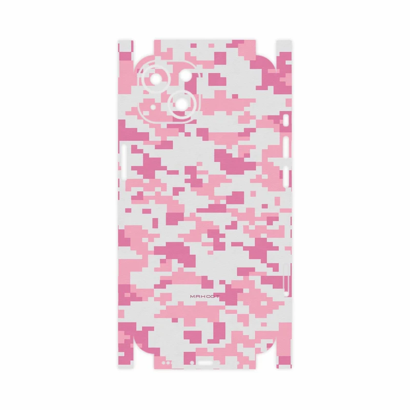 برچسب پوششی ماهوت مدل Army-Pink-pixel-FullSkin مناسب برای گوشی موبایل اپل iPhone 13