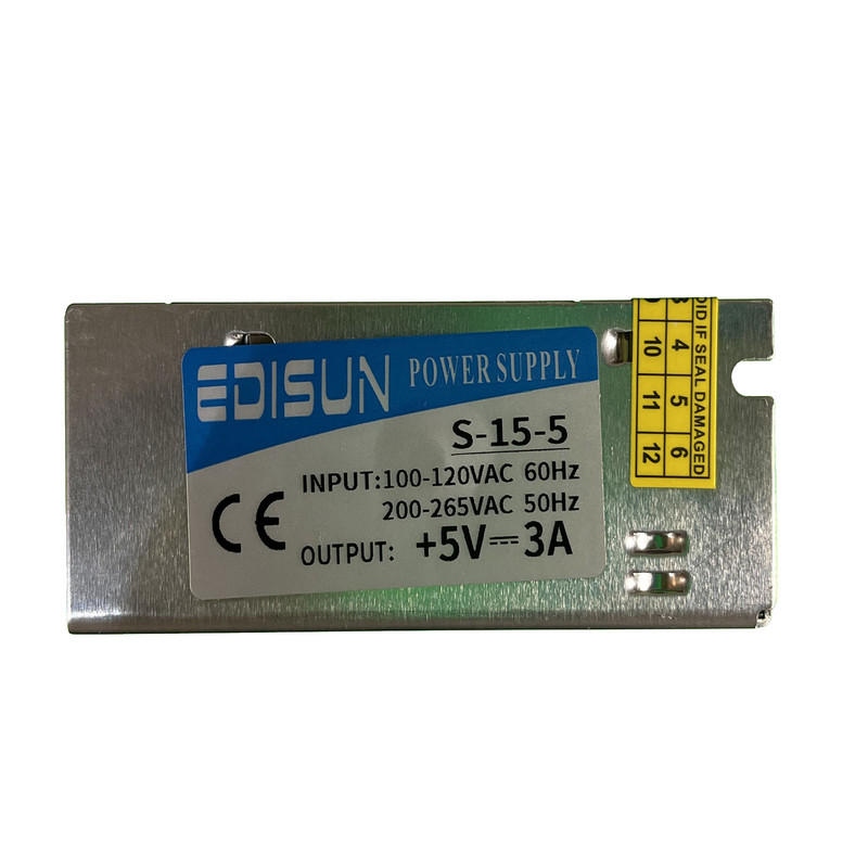 منبع تغذیه 5 ولت 3 آمپر ادیسون مدل S-15-5