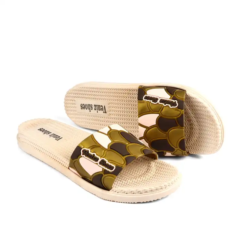 دمپایی زنانه ونیز مدل پازل کد 81