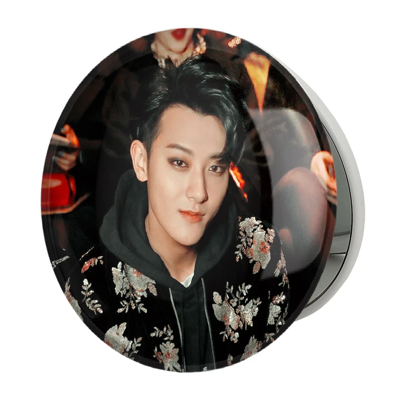 آینه جیبی خندالو طرح تائو گروه اکسو EXO مدل تاشو کد 13546 