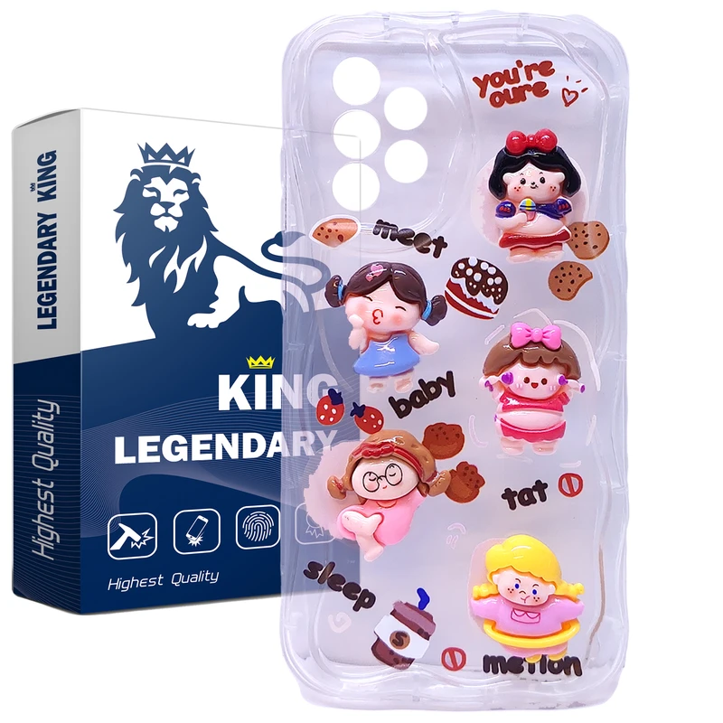 کاور لاین کینگ مدل TPUدخترها مناسب برای گوشی موبایل سامسونگ Galaxy A13 4G