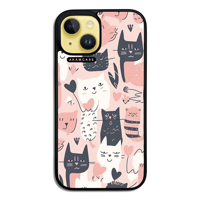 کاور آکام مدل AMC-WA15-CATS-40 مناسب برای گوشی موبایل اپل iPhone 15