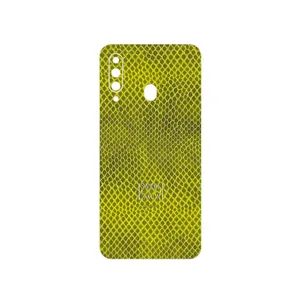 MAHOOT Yellow Snake Skin Cover Sticker for Samsung Galaxy A60