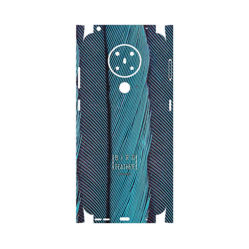 برچسب پوششی ماهوت مدل Turquoise feathers-FullSkin مناسب برای گوشی موبایل نوکیا 5.3