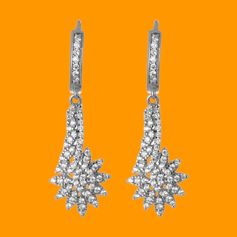 نیم ست نقره زنانه مدل rzzde-002