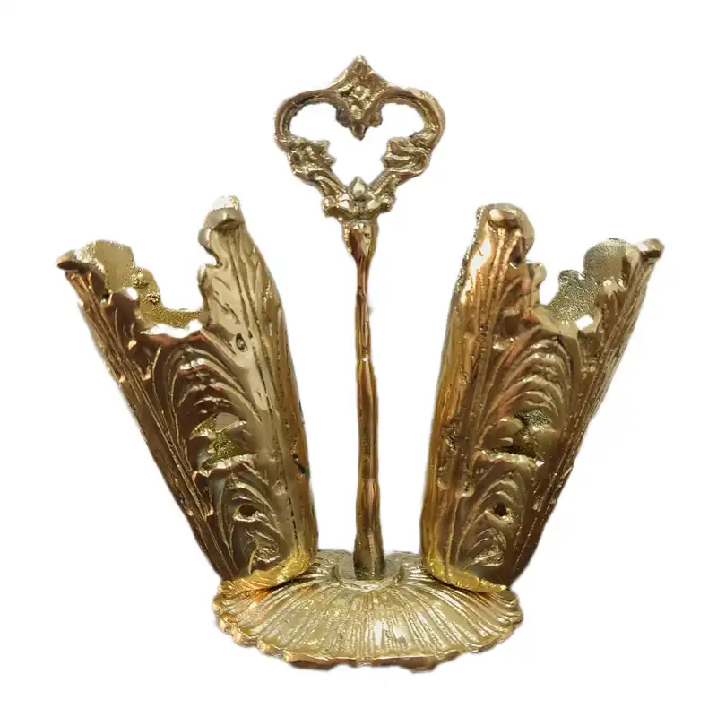 جا قاشقی برنزی مدل دو قلو