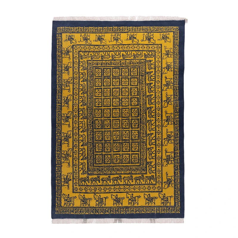 فرش دستبافت شش متری رُست مدل واده کد 003 