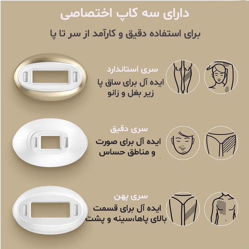 لیزر موهای زائد براون مدل PL5257 لیزر موهای زائد براون مدل PL5257