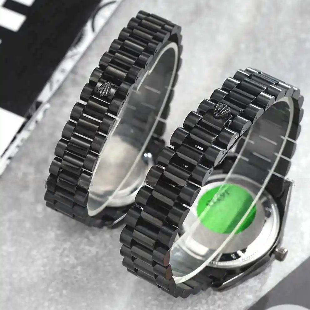 ست ساعت مچی عقربه ای زنانه و مردانه مدل دی دیت 04 -  - 5