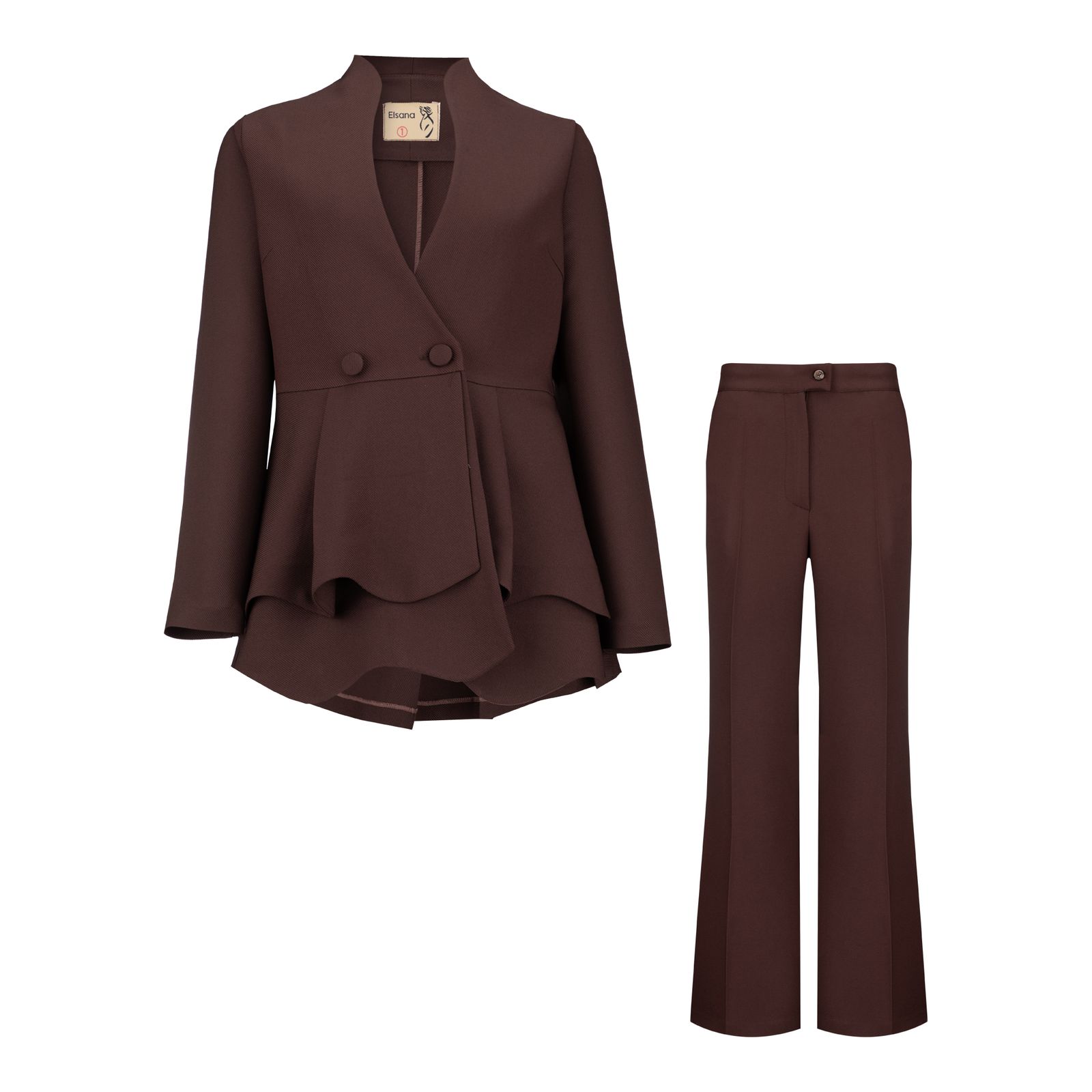 ست کت و شلوار زنانه السانا مدل بهارک کد 214579 -  - 55