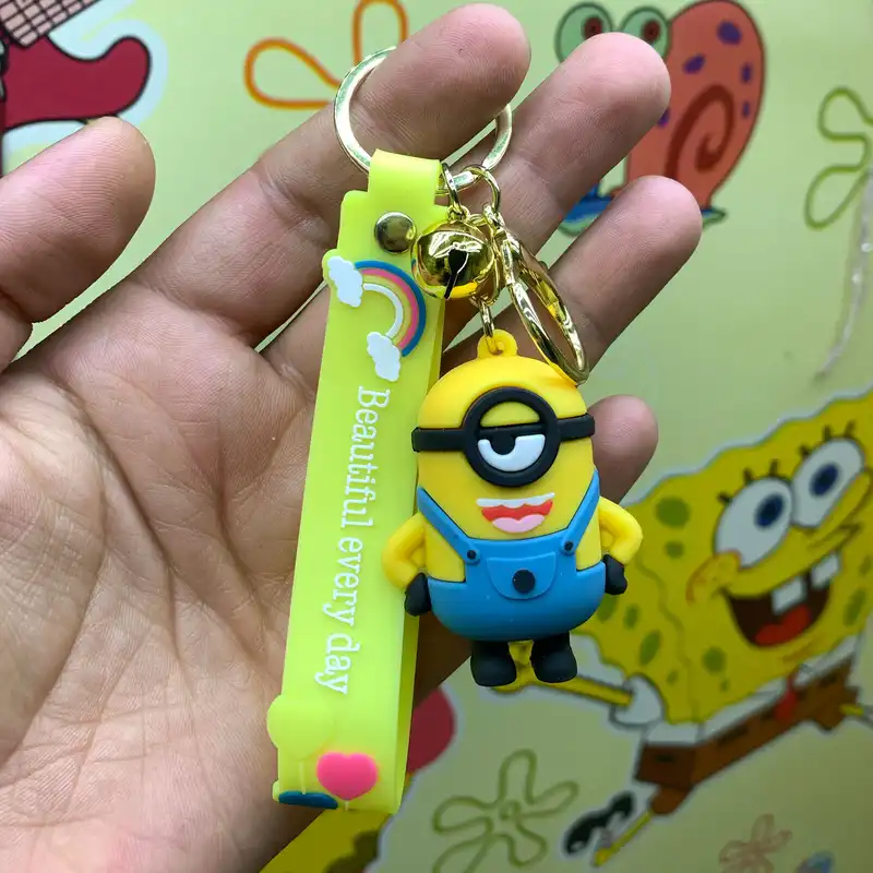 جاکلیدی مدل سیلیکونی طرح مینیون خوشحال