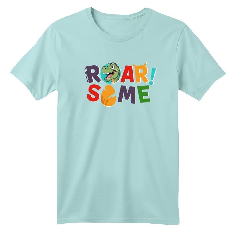 تی شرت آستین کوتاه بچگانه مدل تخم دایناسور