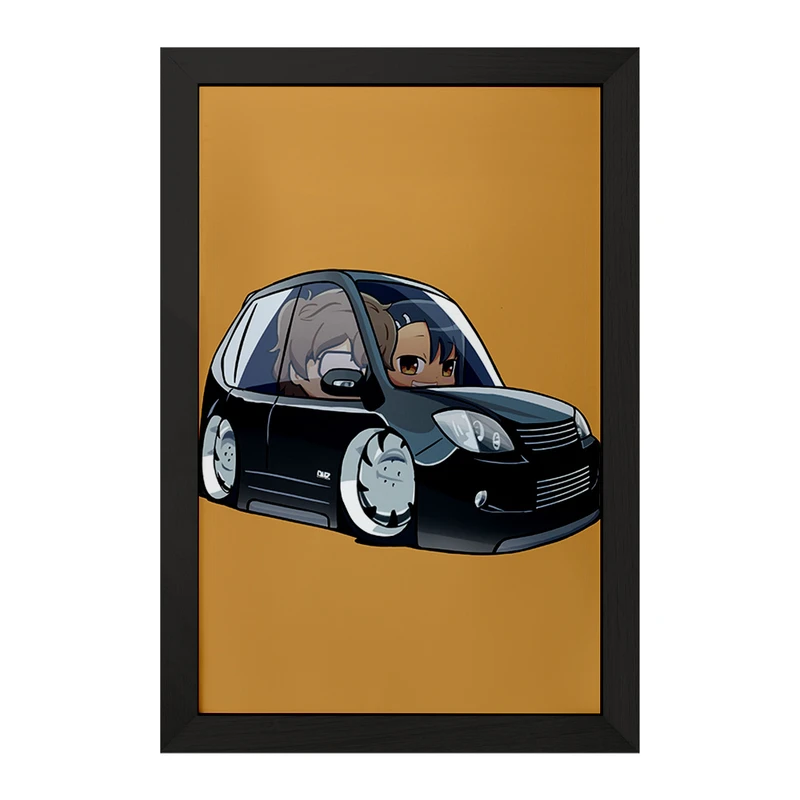 تابلو خندالو مدل ناگاتارو و نائوتو انیمه ناگاتورو کد 34001