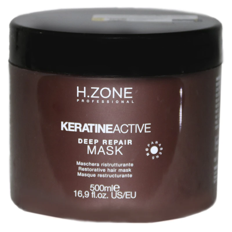  ماسک مو اچ.زون مدل کراتین اکتیو حجم 500 میلی لیتر