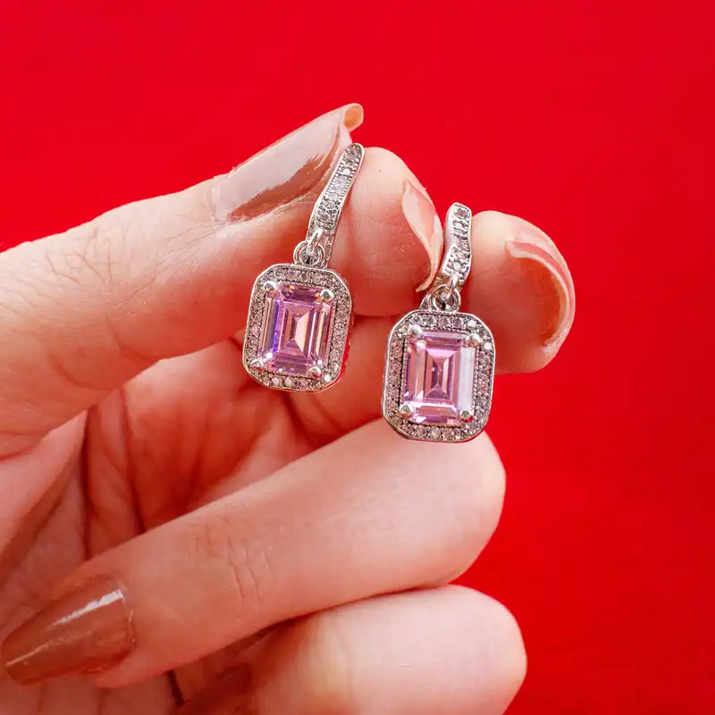 نیم ست نقره زنانه مدل AMT_N107