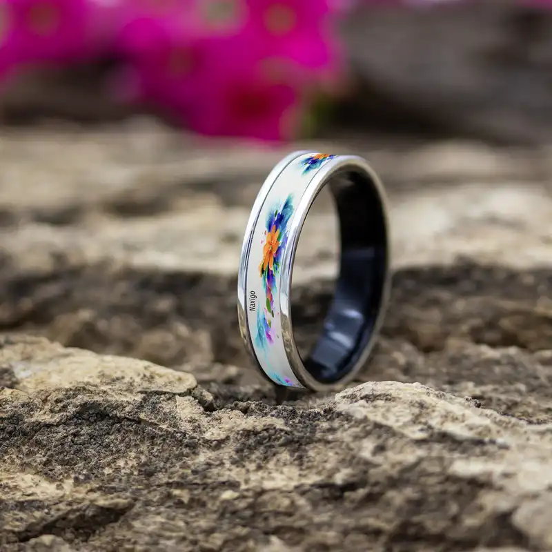 انگشتر ناکسیگو مدل گل کد RB16021