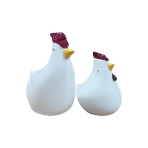 مجسمه مدل مرغ و خروس کد 68 مجموعه 2 عددی