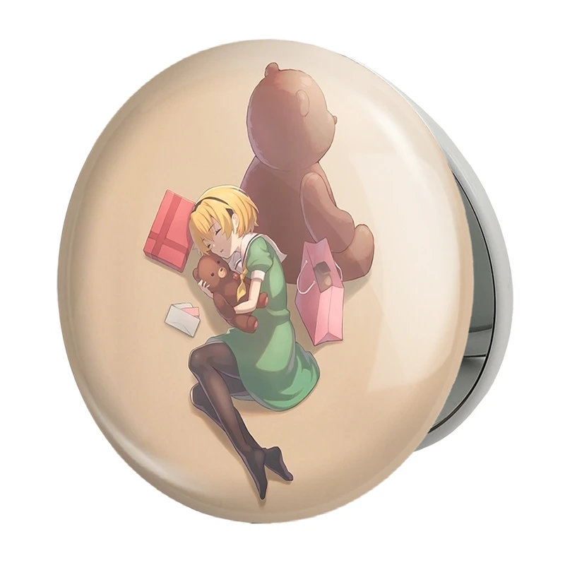 آینه جیبی خندالو طرح ساتوکو هوجو انیمه هیگوراشی وقتی اشک می ریزد مدل تاشو کد 18124 