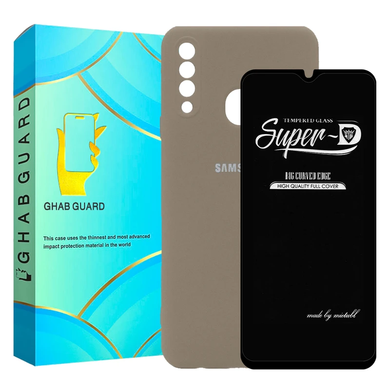  کاور قاب گارد مدل SILICONSUPERD مناسب برای گوشی موبایل سامسونگ Galaxy A20s به همراه محافظ صفحه نمایش