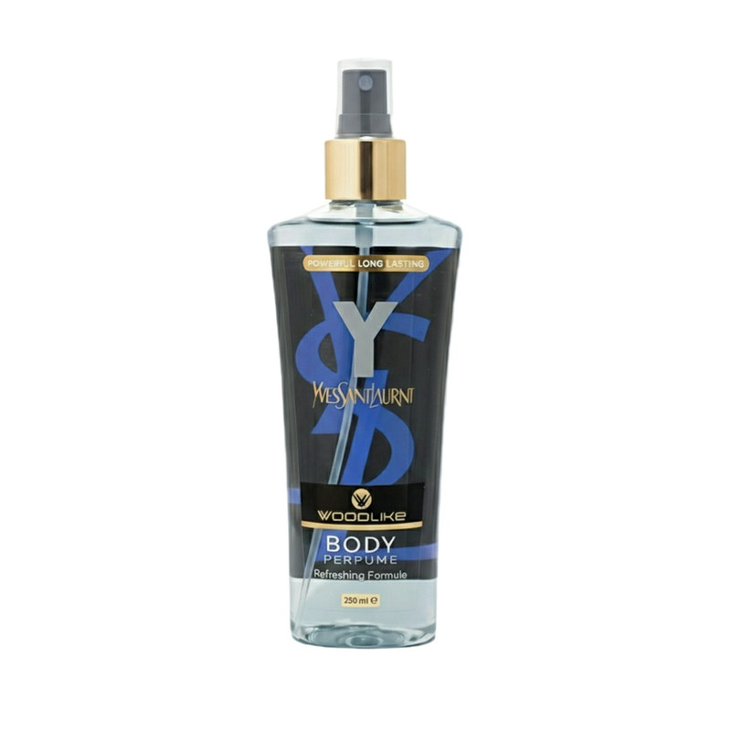 بادی اسپلش مردانه وودلایک مدل YSL حجم 250 میلی‌لیتر